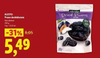 Prune deshidratate