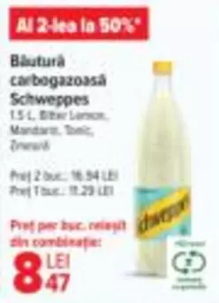 Băutură carbogazoasă Schweppes