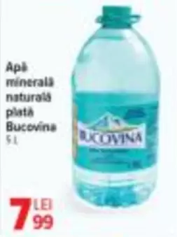 Apă minerală naturală plată