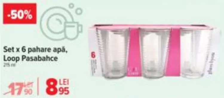 Set x 6 pahare apa