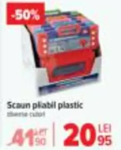 Scaun pliatil plastic