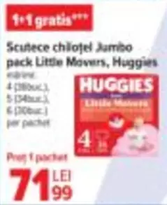 Huggies - Scutece chiloțel Jumbo pack
