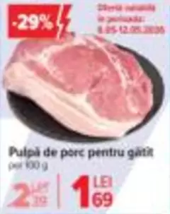 Pulpă de porc pentru gătit
