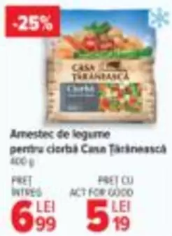 Amestec de legume pentru ciorbă