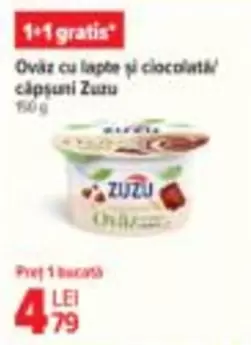 Zuzu - Ovăz cu lapte și ciocolată/căpșuni