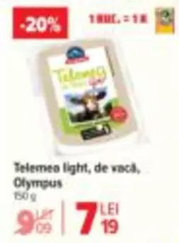 Telemea light, de vacă