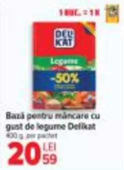 Bază pentru mâncare cu gust de legume