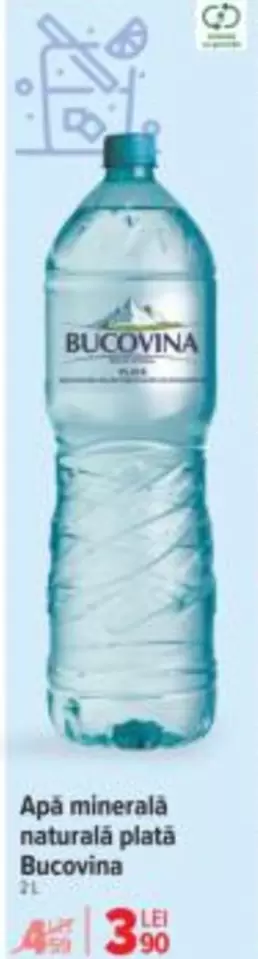 Apă minerală naturală plată