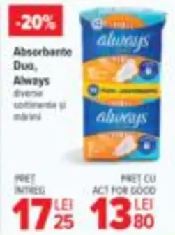 Always - Absorbante Duo