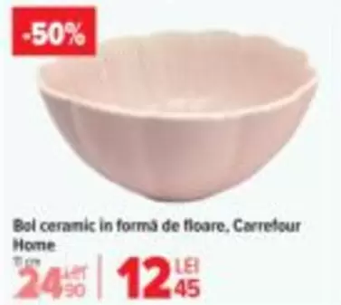 Bol ceramic in formă de floare