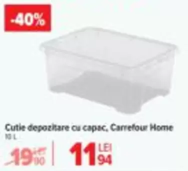 Cutie depozitare cu capac
