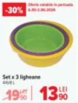 Set x 3 ligheane