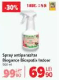 Spray antiparazitar Biogance Biospotix Indoor
