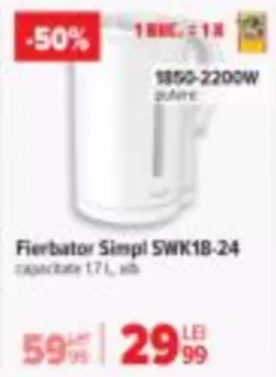 Fierbator Simpl SWK18-24