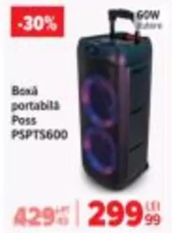 Boxa portabila Poss PSPTS600