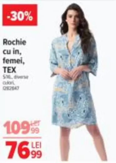 Rochie cu in, femei