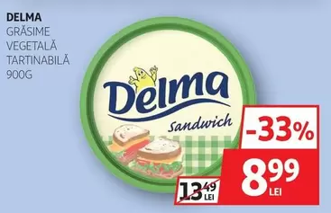 Grăsime vegetală tartinabilă