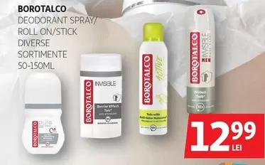 DEODORANT SPRAY/ROLL ON/STICK
