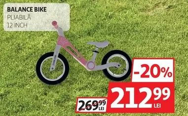 BALANCE BIKE PLIABILA 12 INCH