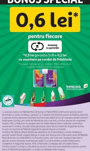 Auchan - 0,6 lei