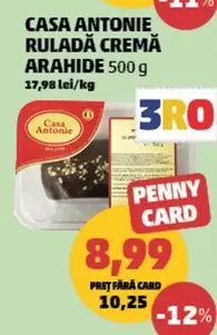 RULADĂ CREMĂ ARAHIDE