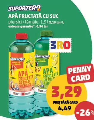 APĂ FRUCTATĂ CU SUC