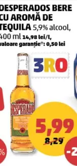 DESPERADOS BERE CU AROMĂ DE TEQUILA