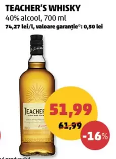 TEACHER'S WHISKY