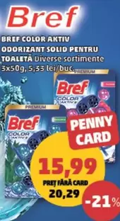 COLOR AKTIV ODORIZANT SOLID PENTRU TOALETĂ
