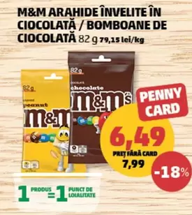 M&M Arahide învelite în ciocolată / Bomboane de ciocolată