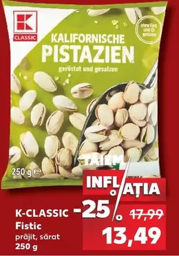 Kalifornische Pistazien geröstet und gesalzen