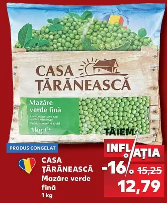 Mazăre verde fină