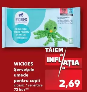 Șervețele umede pentru copii classic / sensitive