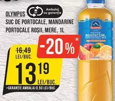 Suc de portocale, mandarine, portocale roșii, mere