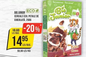 CEREALE ECO, PETALE DE CIOCOLATĂ