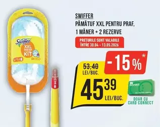 PĂMÂTUF XXL PENTRU PRAF, 1 MÂNER + 2 REZERVE