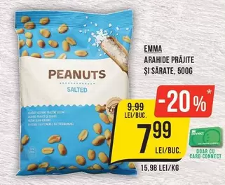 ARAHIDE PRĂJITE ȘI SĂRATE