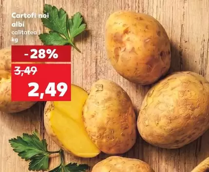 Cartofi noi albi