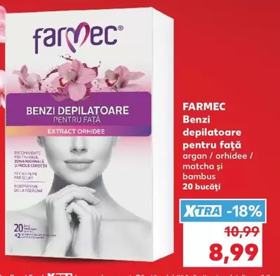 Benzi depilatoare pentru față