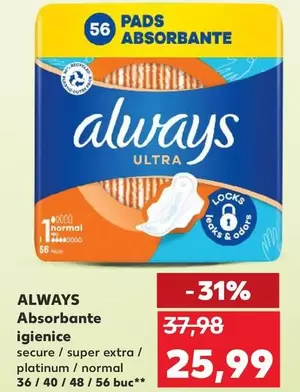 Always - Pads Absorbante