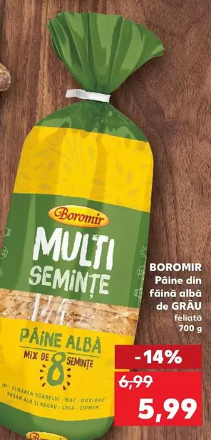 Alb - Multi Semințe Pâine ă