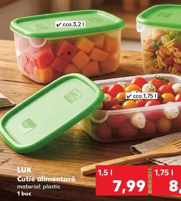 Cutie alimentara