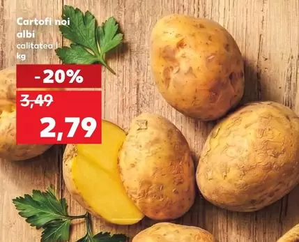 Cartofi noi albi