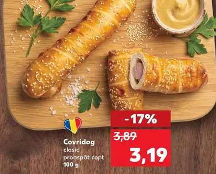 Covridog clasic proaspat copt