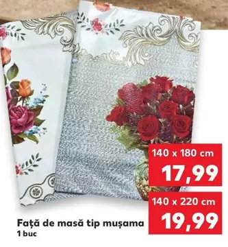 Față de masă tip mușama