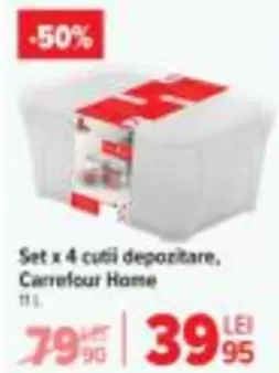Set x 4 cuti depozitare