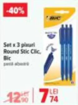 Set x 3 pixuri Round Stic Clic