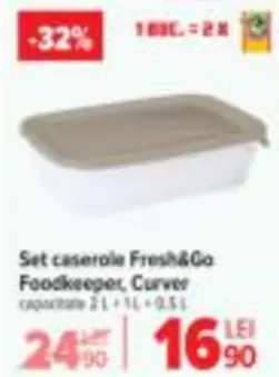 Set caserole Fresh&Go Foodkeeper, Curver