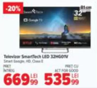 Televizor SmartTech LED 32HG01V