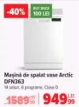 Arctic - Mașini de spălat vase DFN363